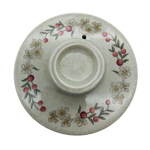 Vtg Wedgwood Quince Stoneware Coffee Pot & Lid Ring of Fruit Discontinued - Picture 8 of 10